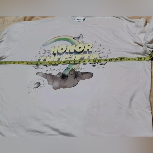 HONOR THE GIFT• Palms Graphic S/S Tee• Cream• Men's 3XL New W/Tags - Picture 7 of 9